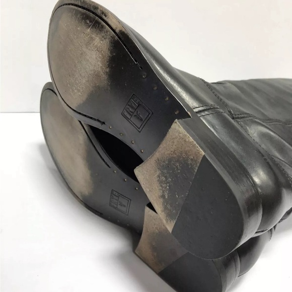 Frye Women’s Melissa Button, Black Leather Boots, Size 8.5M - Picture 5 of 6